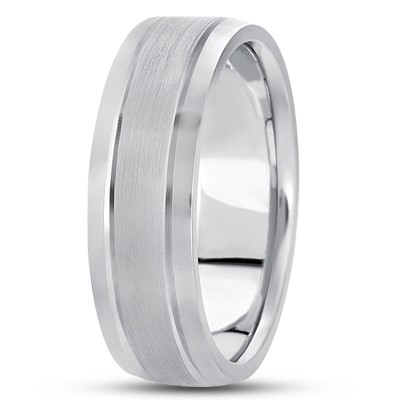 טבעת חתונה מודרנית לגברים 6 מ"מ