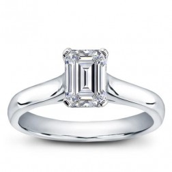 Basket Solitaire Engagement Ring