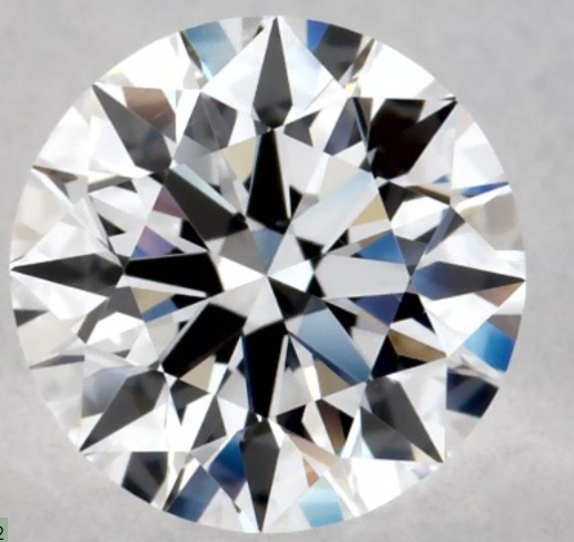 0.38 Carat GIA Certified Round Brilliant Loose Diamond H Color SI1 Clarity