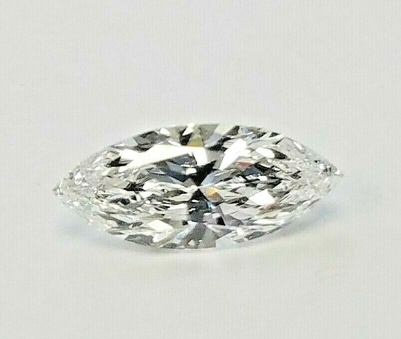0.91 CT GIA Certified Marquise Diamond D Color SI1 Clarity