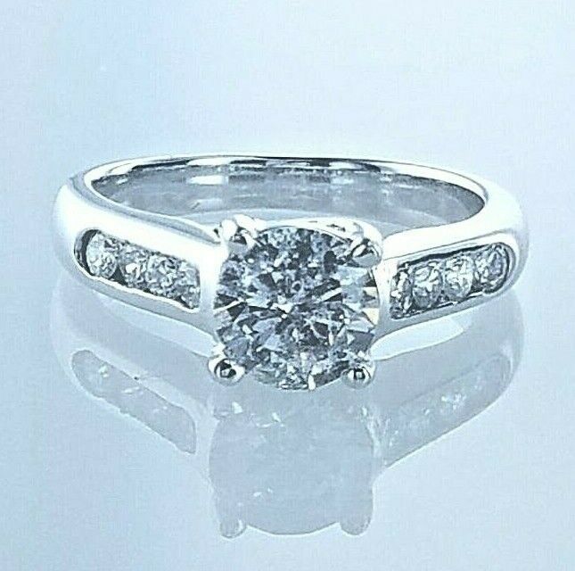 1.30 CTW E-I1 Round Brilliant GIA Diamond Engagement Ring