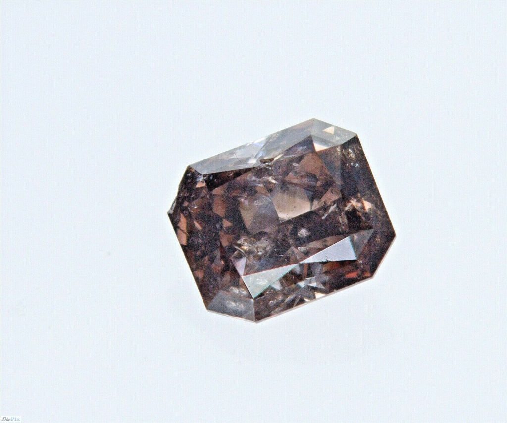 0.41ct Natural Loose Fancy Deep Pink Color Diamond GIA Radiant