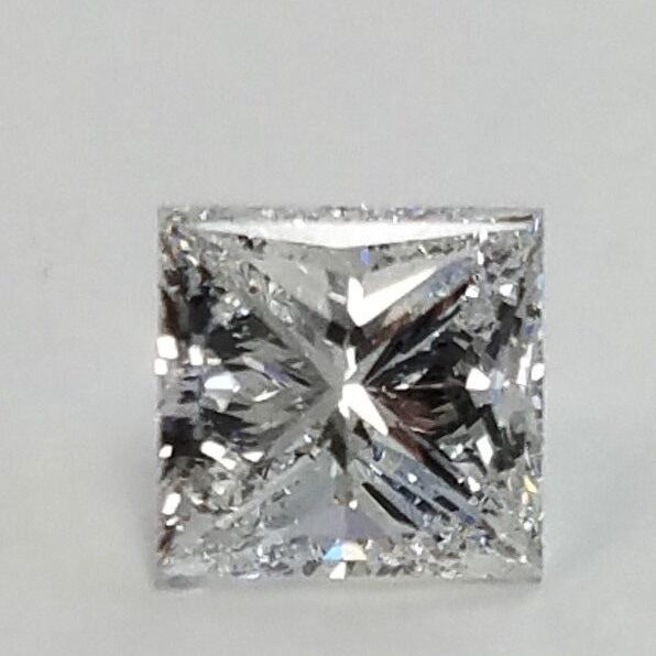 1.53 CTW F VS1 GIA Natural Square Princess Cut Diamond